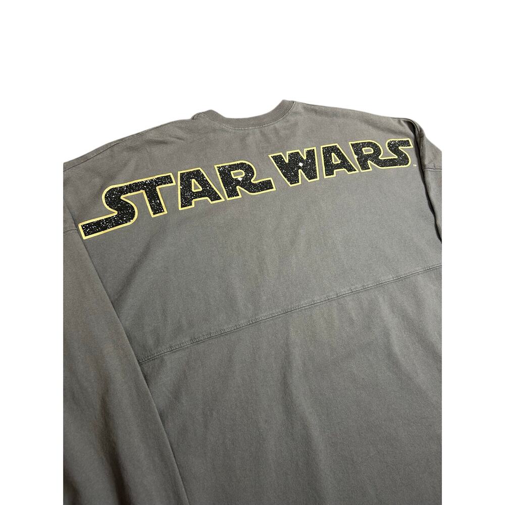 Disney Star Wars Spirit Jersey Mens XL Grey Rebel Alliance Galaxys Edge Parks